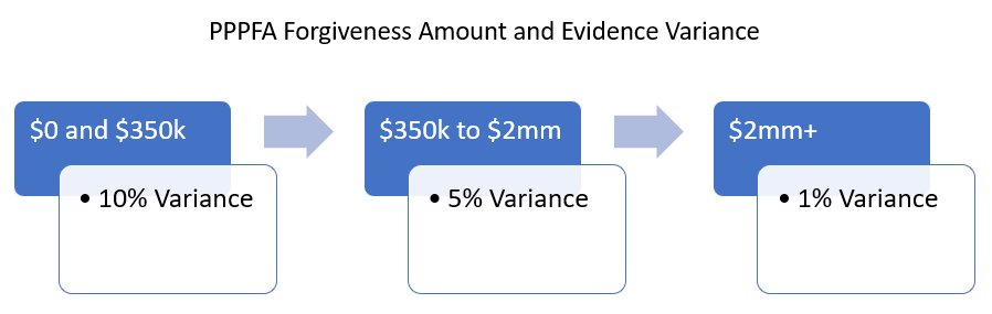 PPP Forgiveness Variance