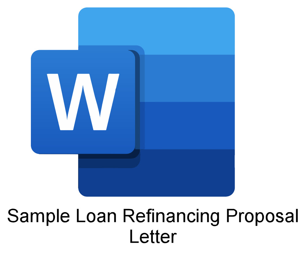 Sample Letter for Tactical Loan Refinancings