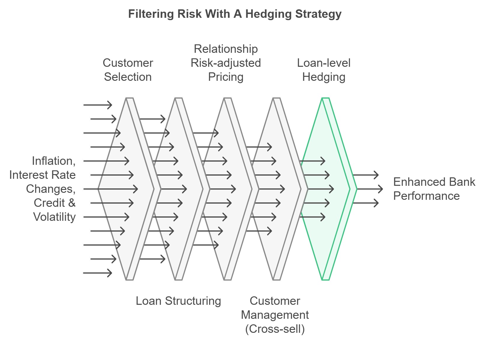 Filtering Risk with a Loan Hedge Strategy