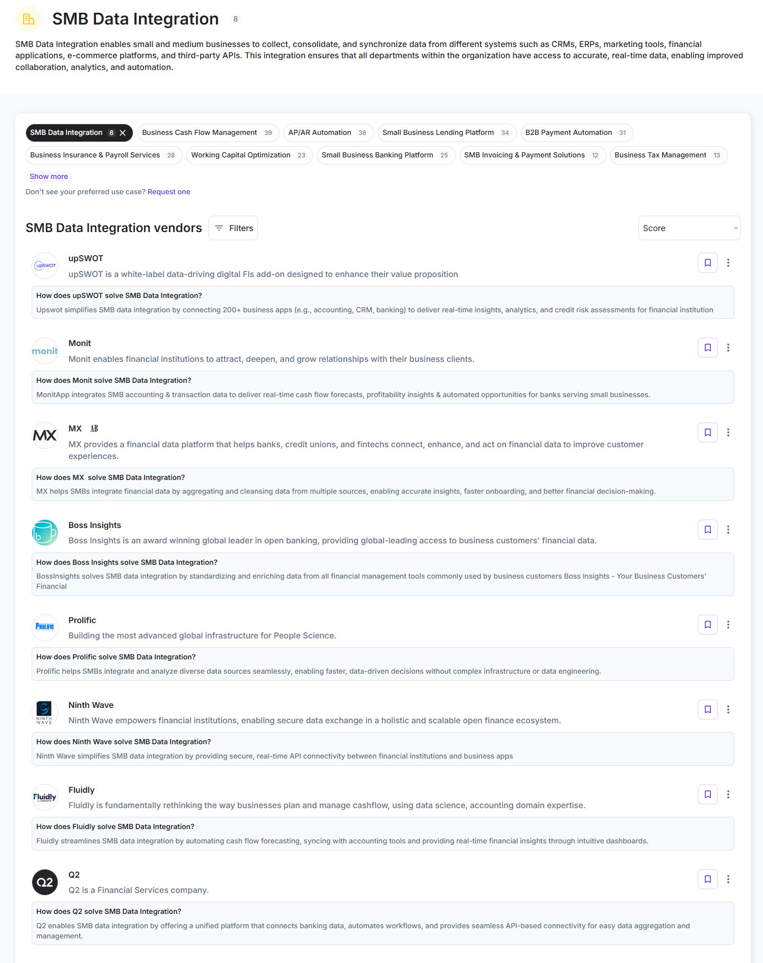 Data Integration Vendors