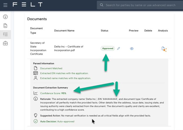 AI for document parsing