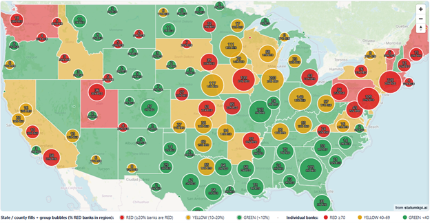 Deposit Vulnerability By State